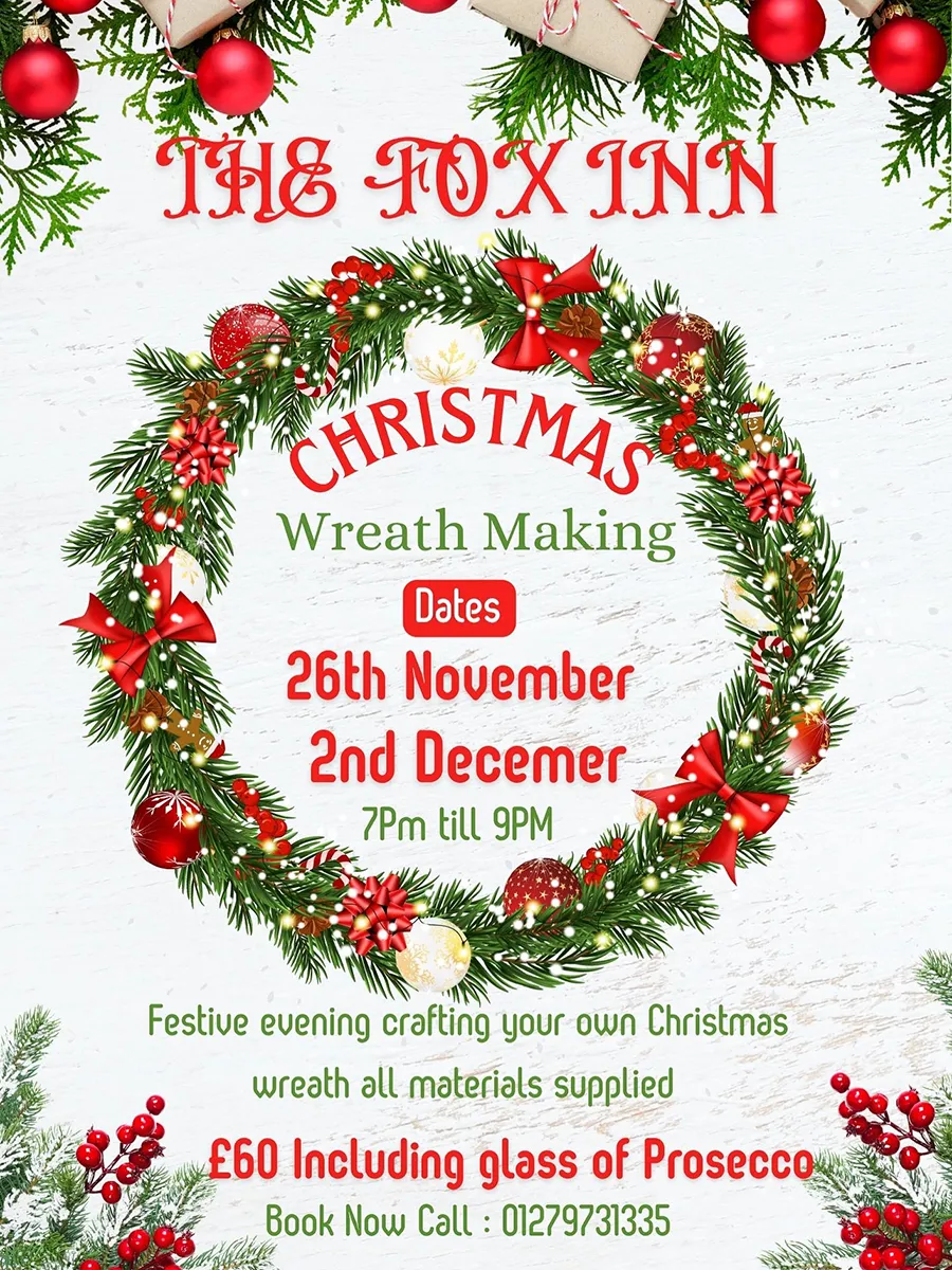 Christmas Wreath Making Christmas Wreath Making